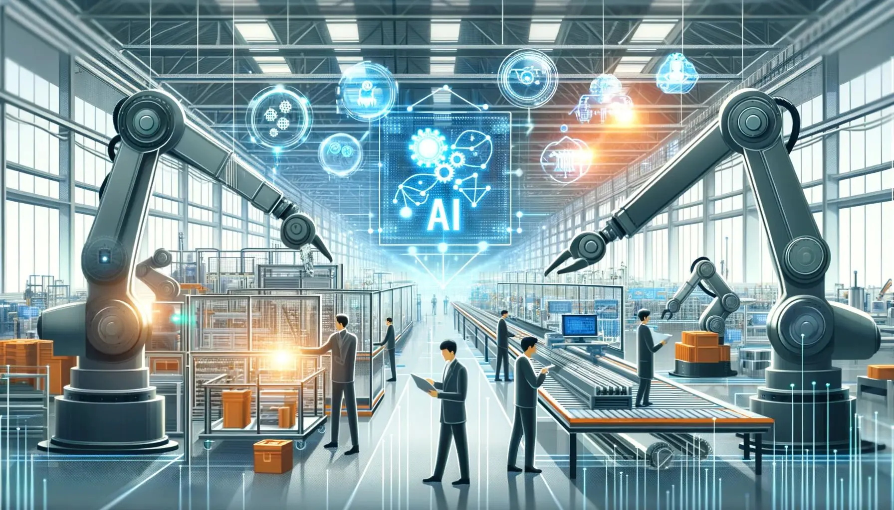 AI enhancing smart factory operations